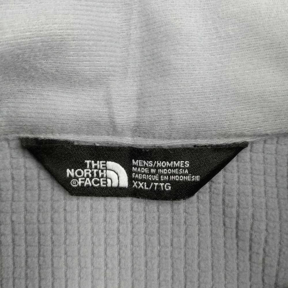 North Face Pullover Mens XXL Quarter Zip Mock Neck Waffle Thermal Stretch Fleece